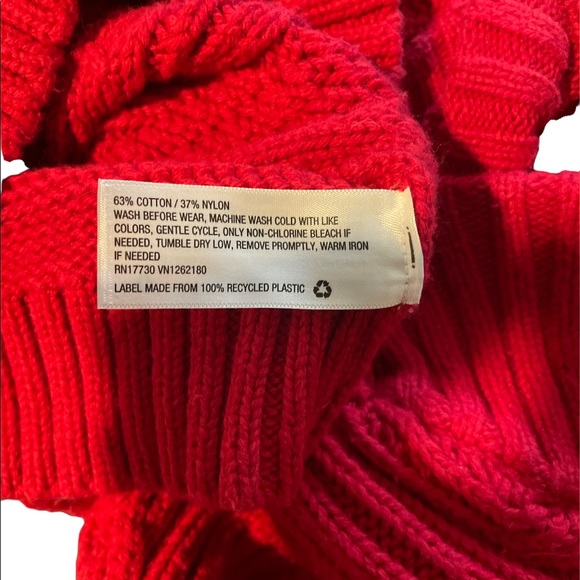 Cat & Jack Toddler Cable Knit Sweater (B7) - Picture 3 of 4